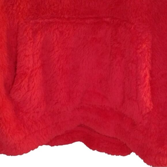 Women's Fuzzy Sherpa Pullover Hoodie Jacket Size M & L/G - Picture 5 of 6